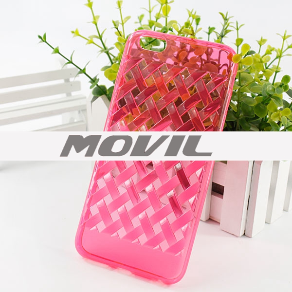 NP-1906 Transparente tpu funda para iPhone  6-13